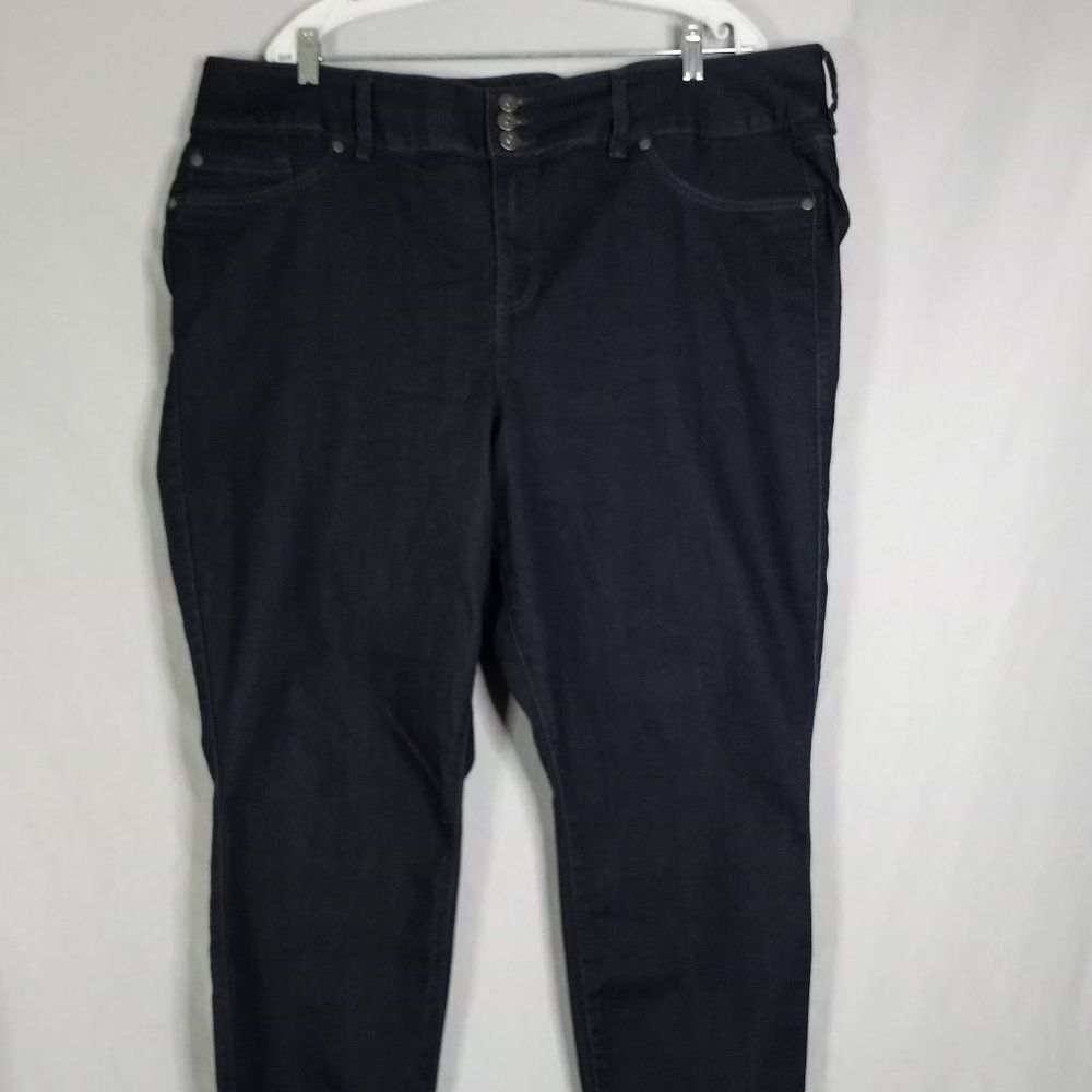 Torrid Jeans Womens 22R Indigo Blue Super Stretch Feel The Fit Jeggings Casual